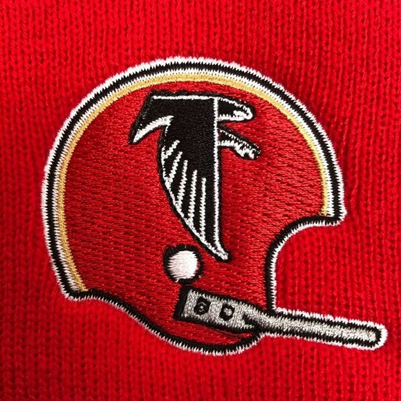 Vintage Atlanta Falcons Embroidered Team Apparel NFL Beanie Hat Football New - Picture 3 of 10